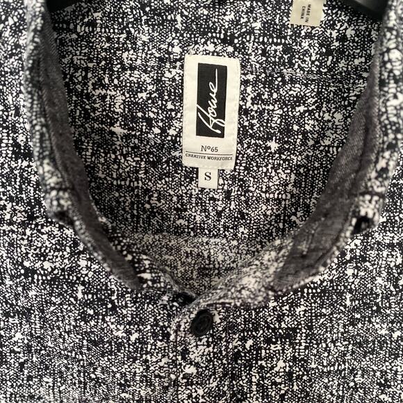Howe N*65 Creative Force Button Down Short Sleeve Shirt Size Small - Picture 3 of 4